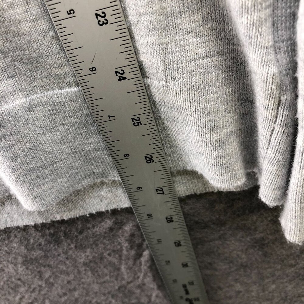 Express Merino Wool Blend Sweater Mens M Light Gray Crewneck Stretch - Picture 8 of 8